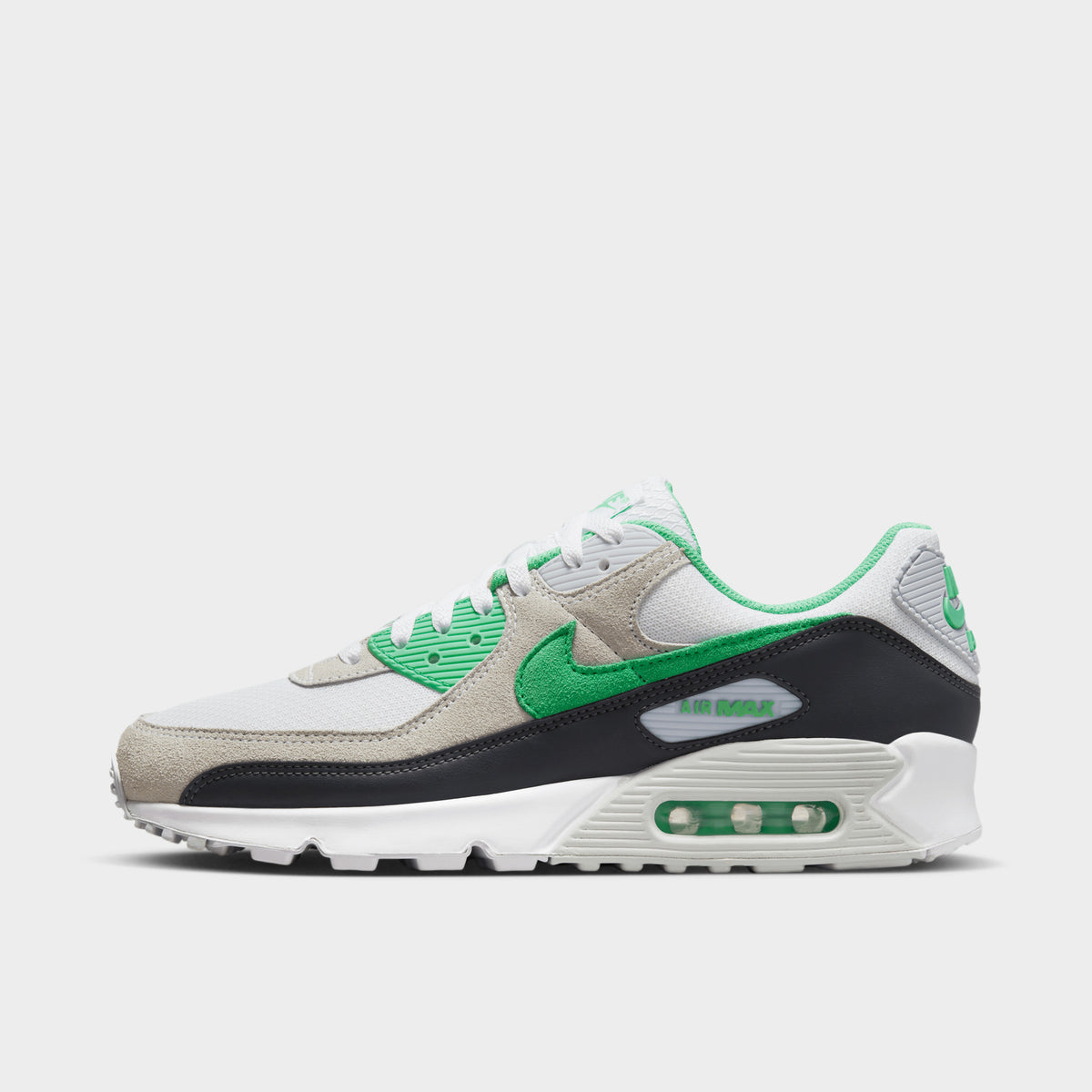 Nike Air Max 90 White / Spring Green - Anthracite | JD Sports