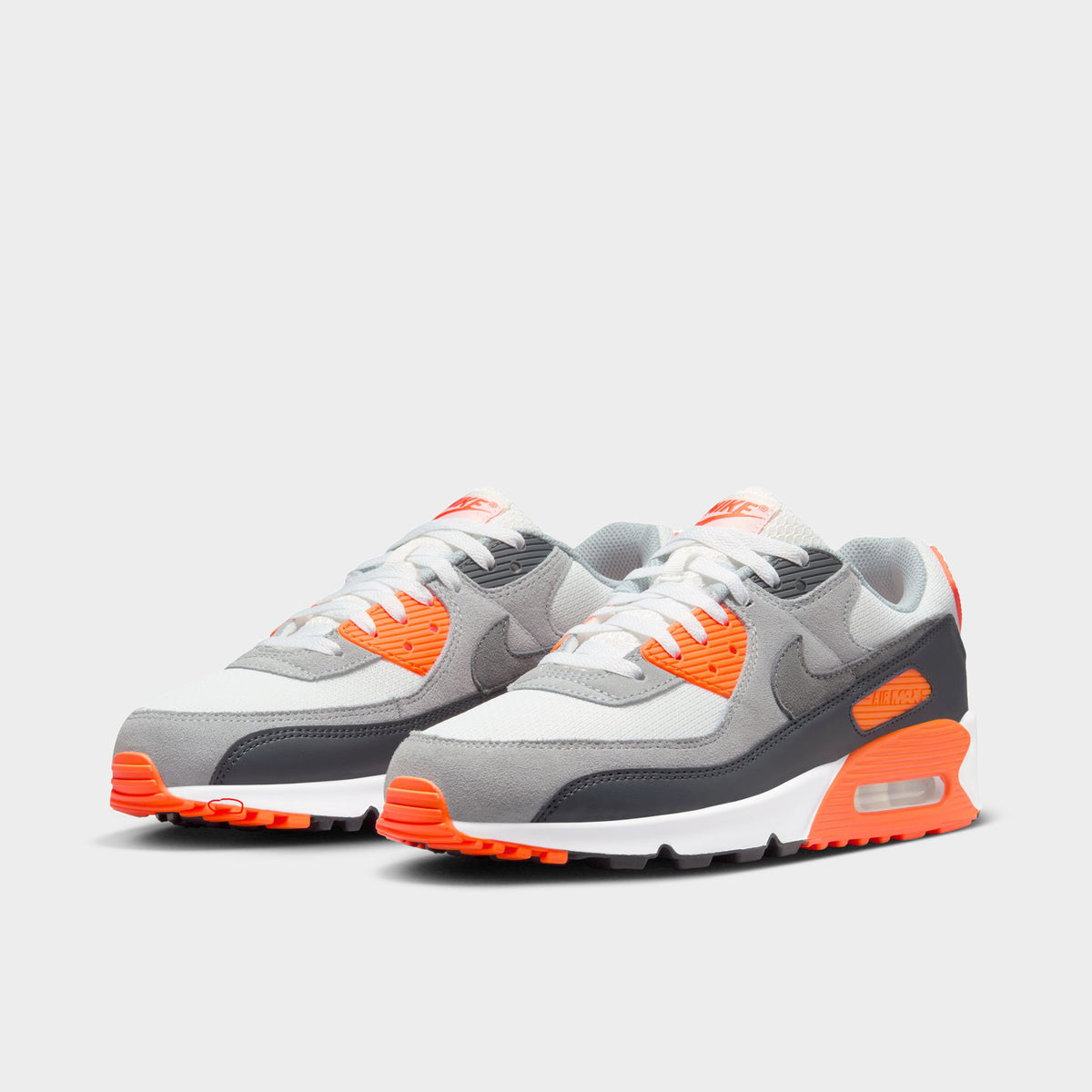 White and orange air max 90 top
