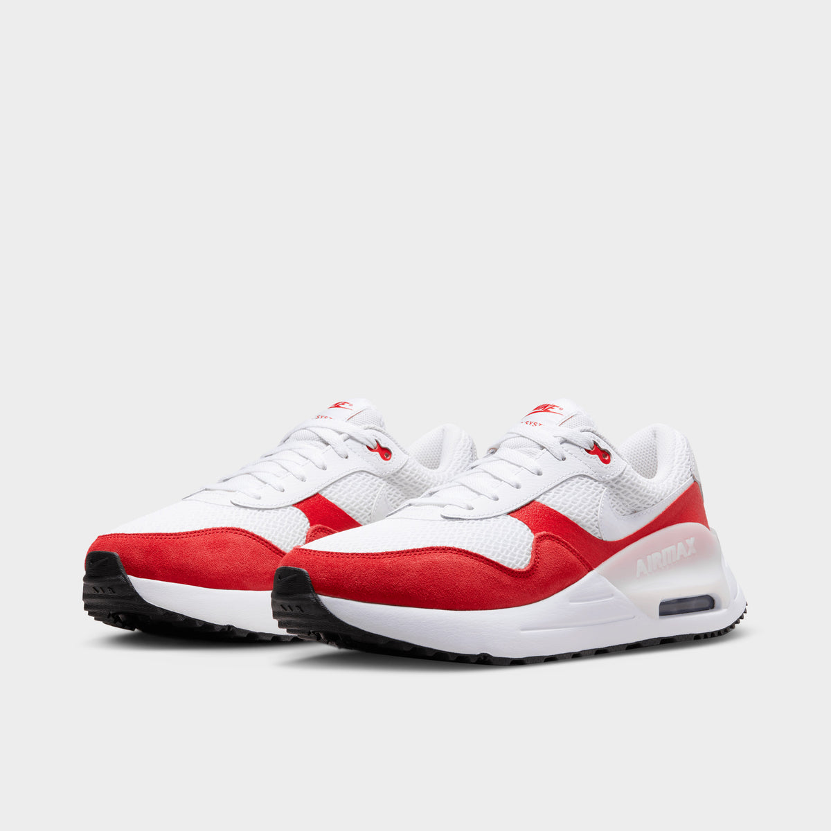 Nike sneakers white and red shop