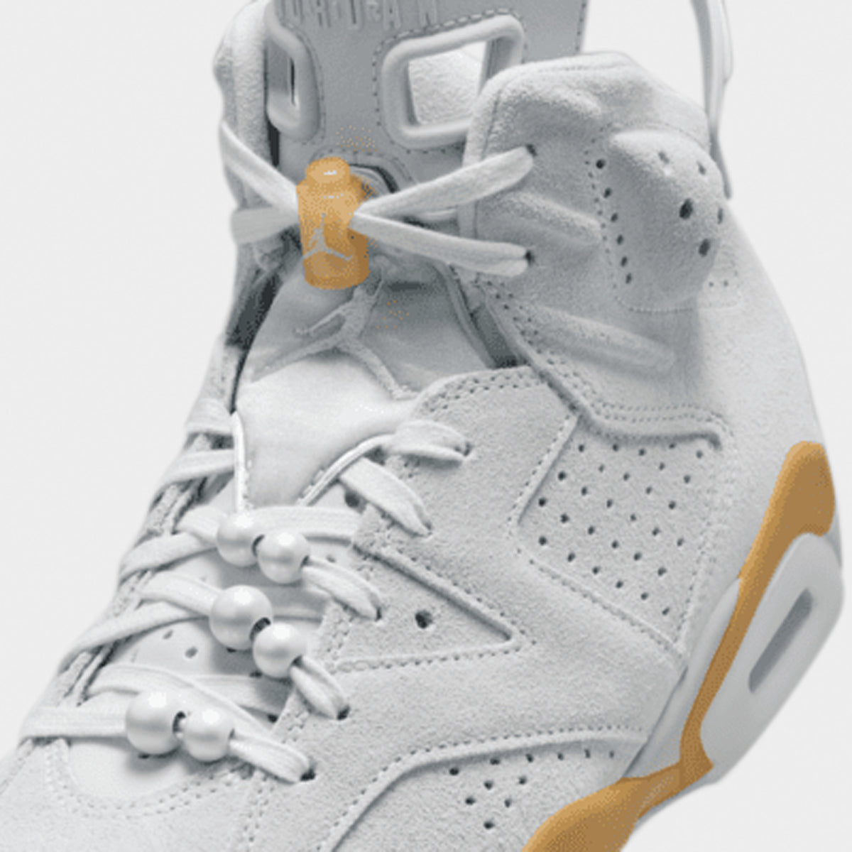 Jordan Women s 6 Retro Pure Platinum Metallic Gold Coconut Milk JD Sports
