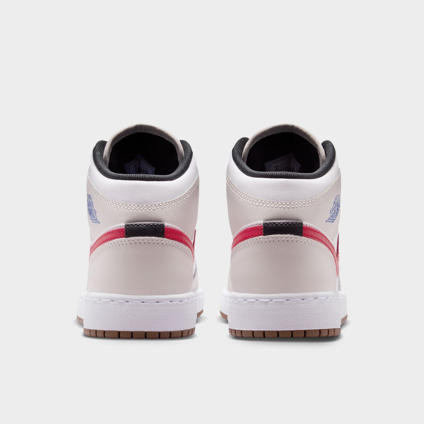 Jordan 1 Mid GS Phantom / Game Royal - Blanc