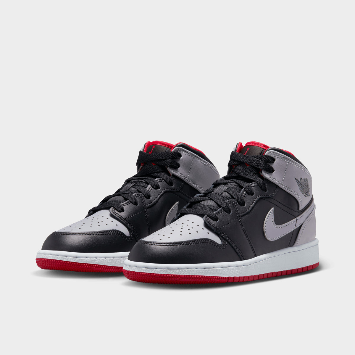 Black red grey jordans shop