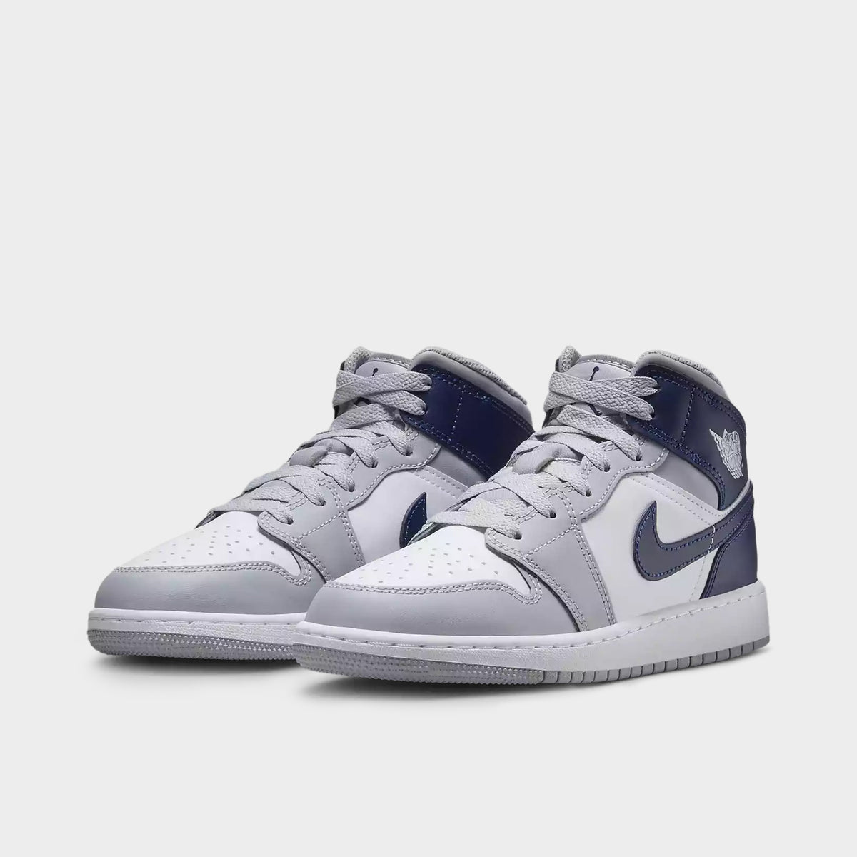 Air jordan 1 mid gs white hot sale