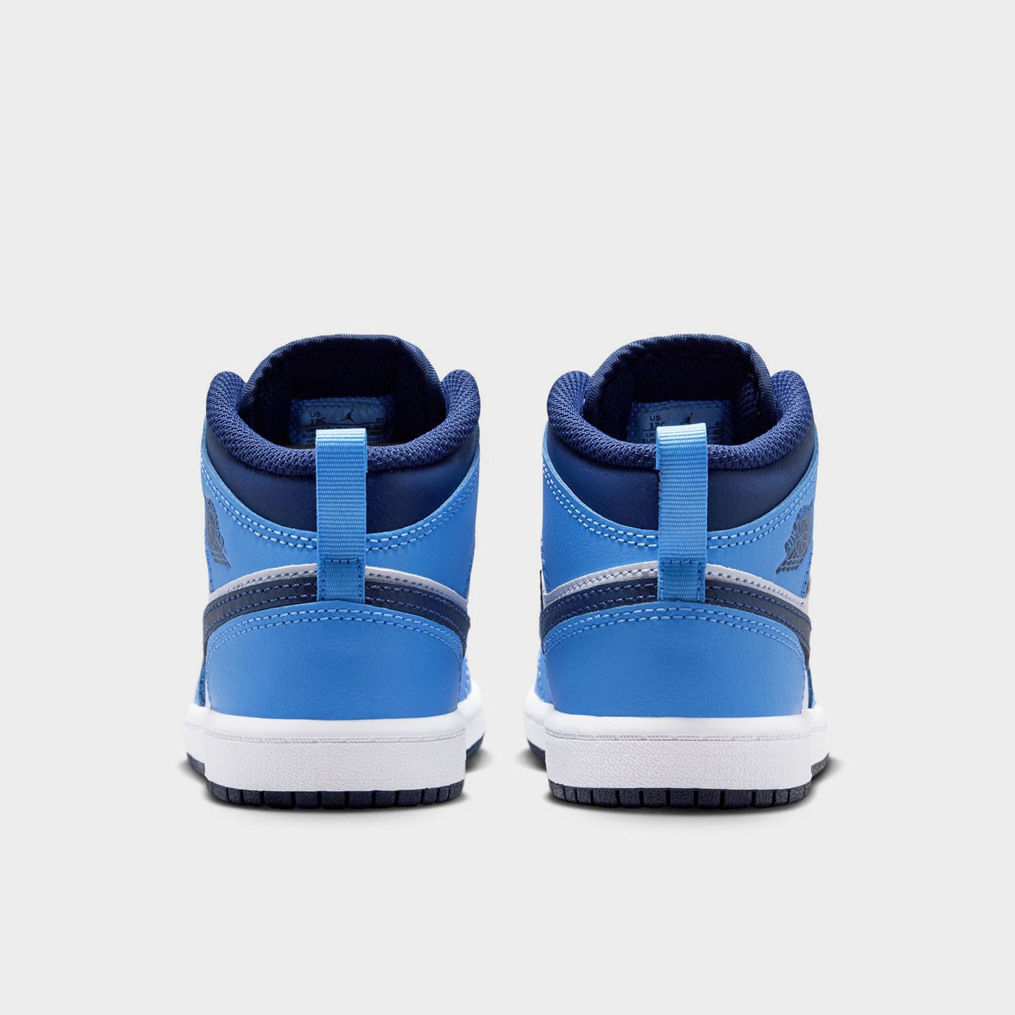 Jordan 1 Mid PS Midnight Navy / University Blue - White