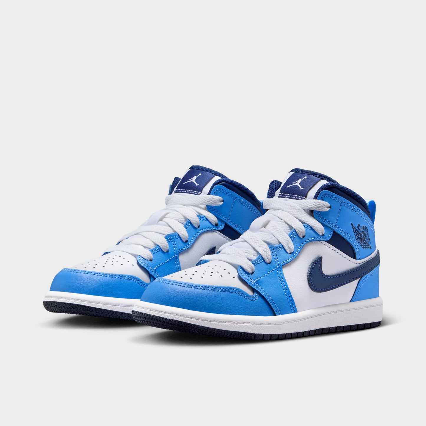 Jordan 1 Mid PS Midnight Navy / University Blue - White