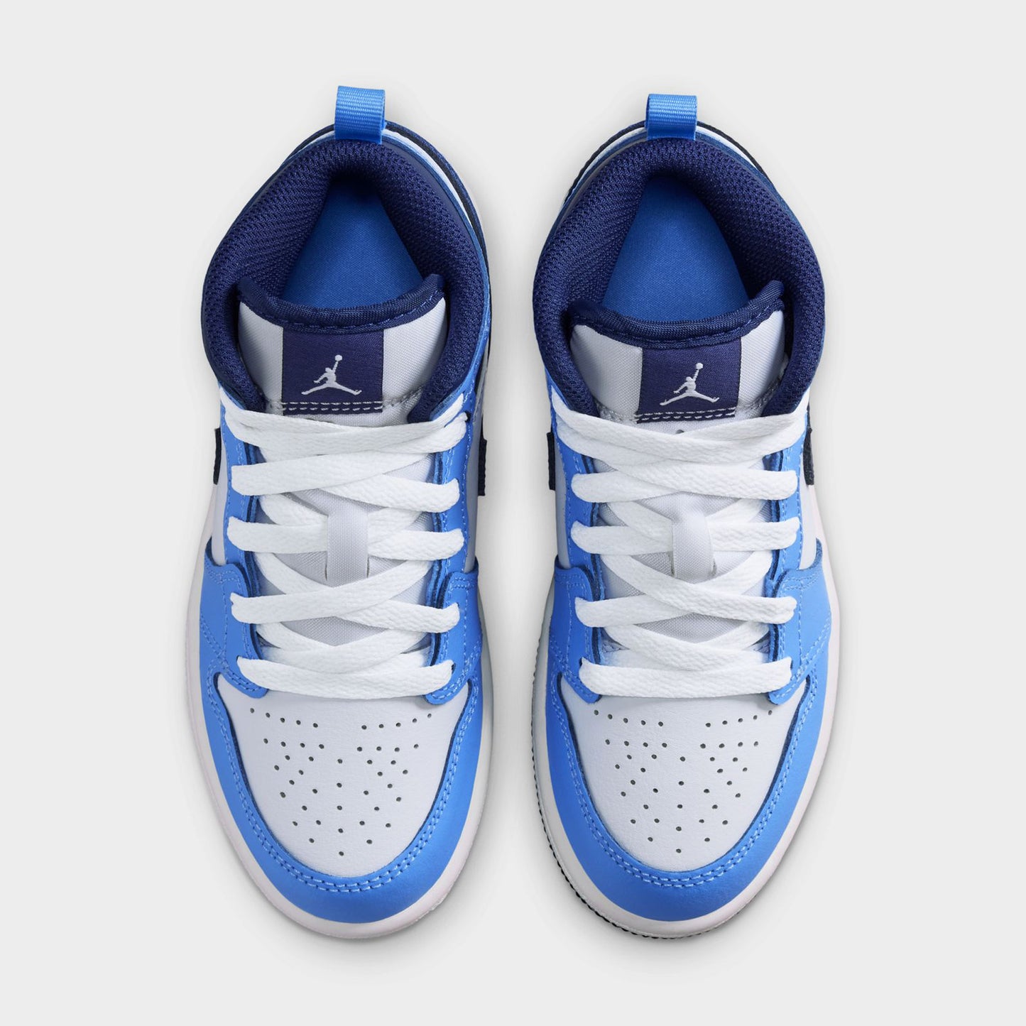 Jordan 1 Mid PS Midnight Navy / University Blue - White
