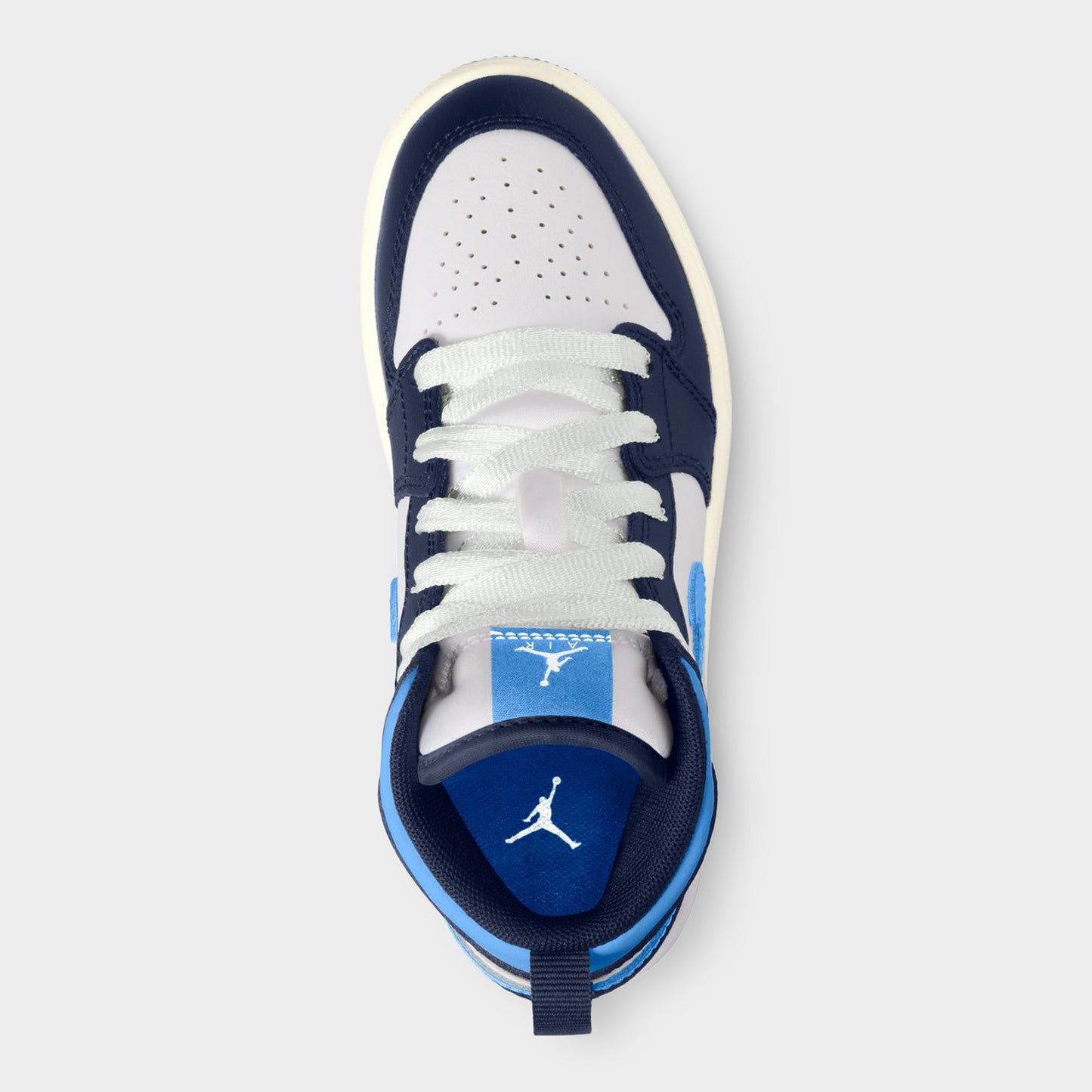 Jordan 1 Mid PS Midnight Navy / University Blue - White