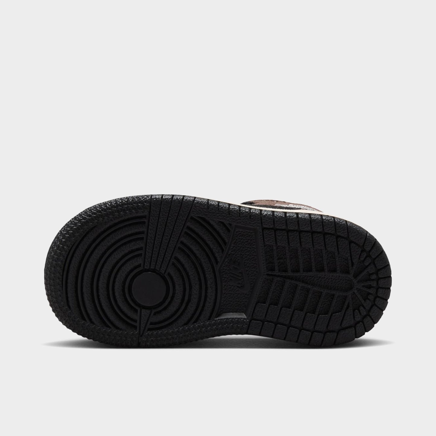 Jordan 1 Mid TD Black Phantom / Palomino - University Red