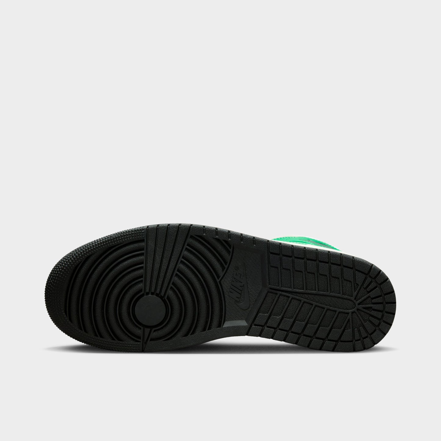 Jordan 1 Mid Lucky Green / Black - White