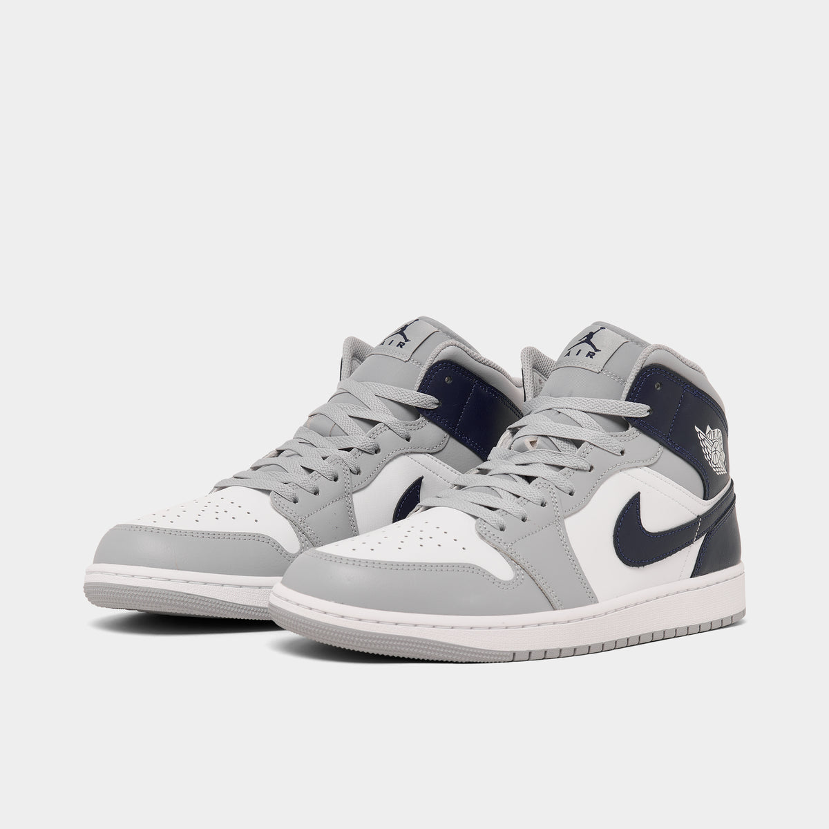 Jordan 1 Mid White Midnight Navy Wolf Grey JD Sports