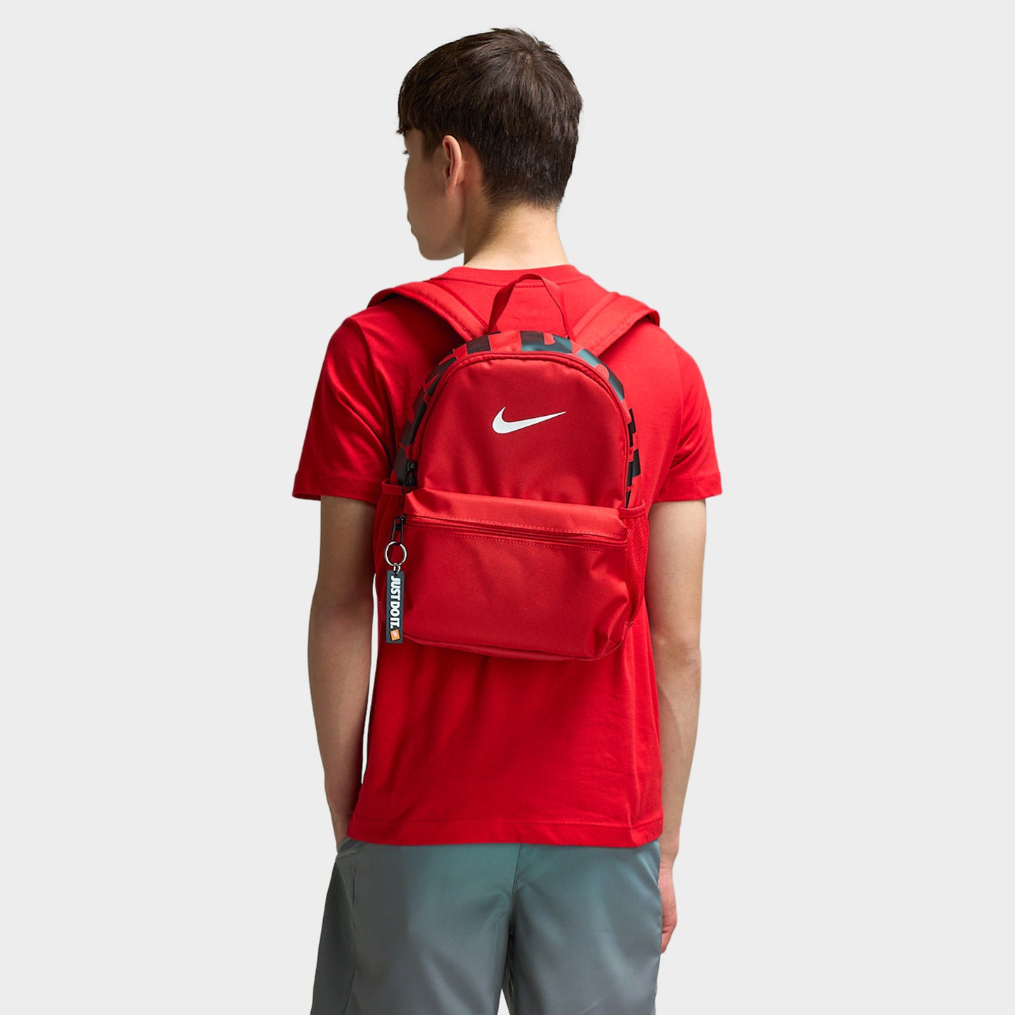 Nike Children's Brasilia JDI Mini Backpack / Red
