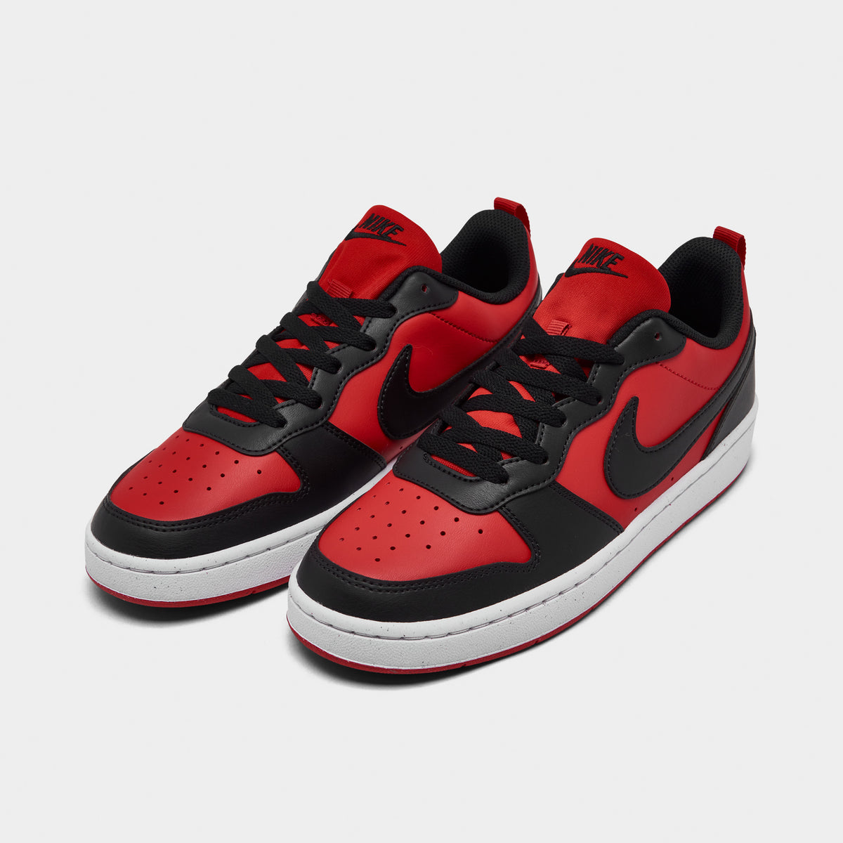 Nike Court Borough Low Recraft GS University Red Black White JD Sports