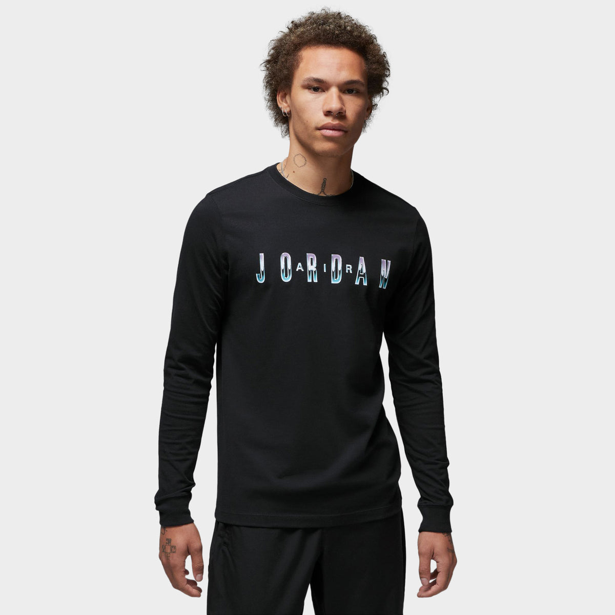 Jordan Long Sleeve T shirt Black JD Sports Canada