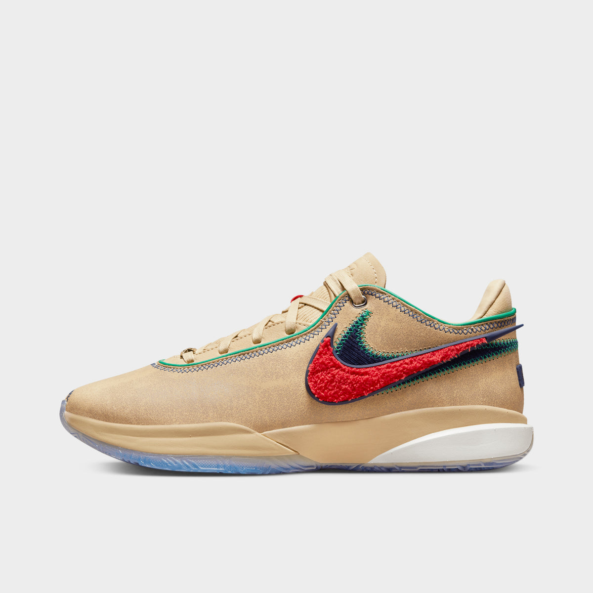 Nike LeBron 20 Sesame Light Crimson Sail JD Sports