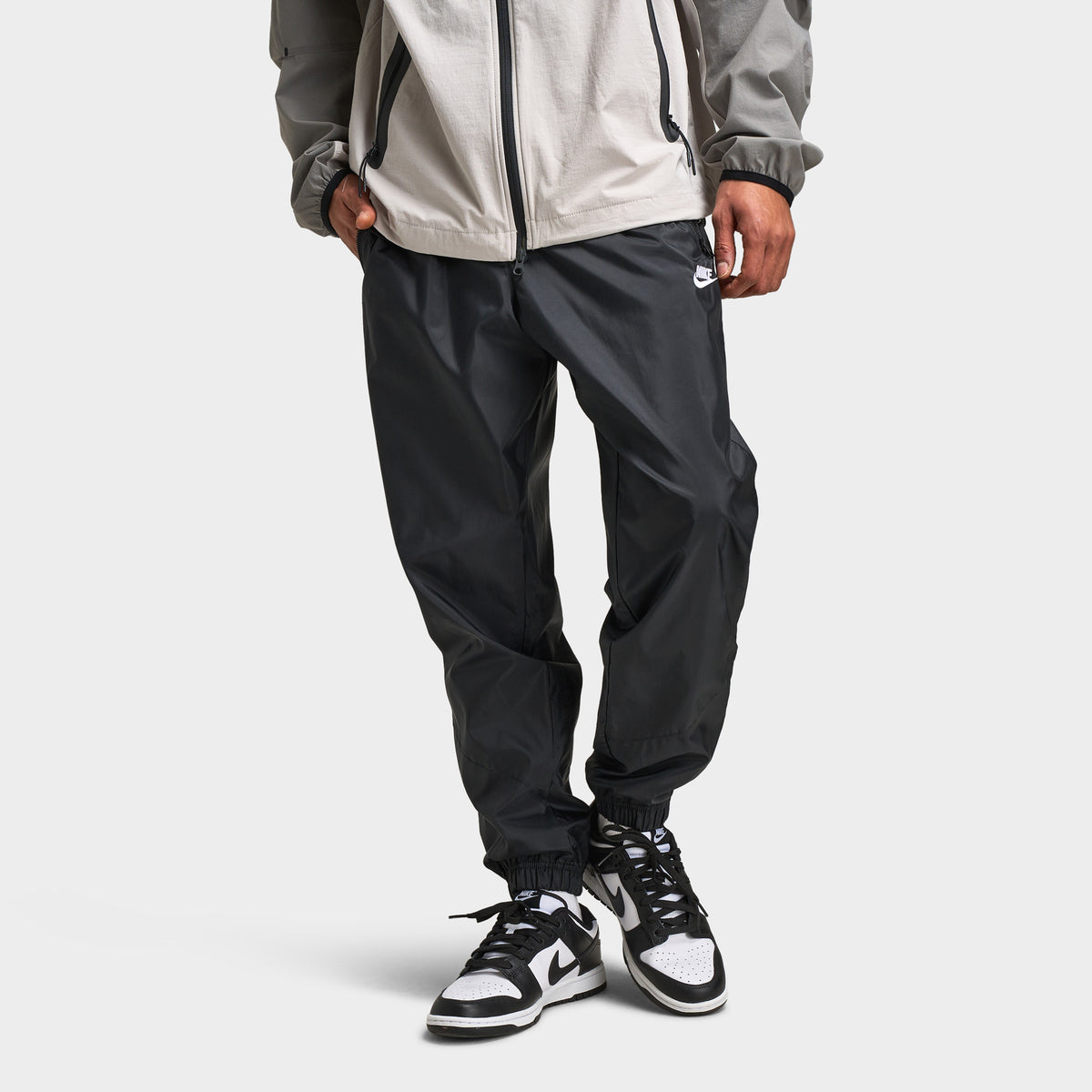 Nike Windrunner Woven Lined Pants Black White