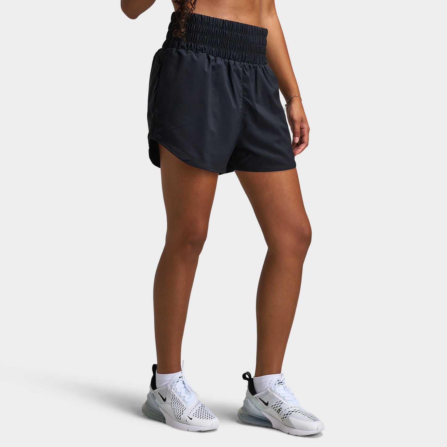Nike One Women's Dri-FIT Ultra High-Waisted 3" Brief-Lined Shorts / Black