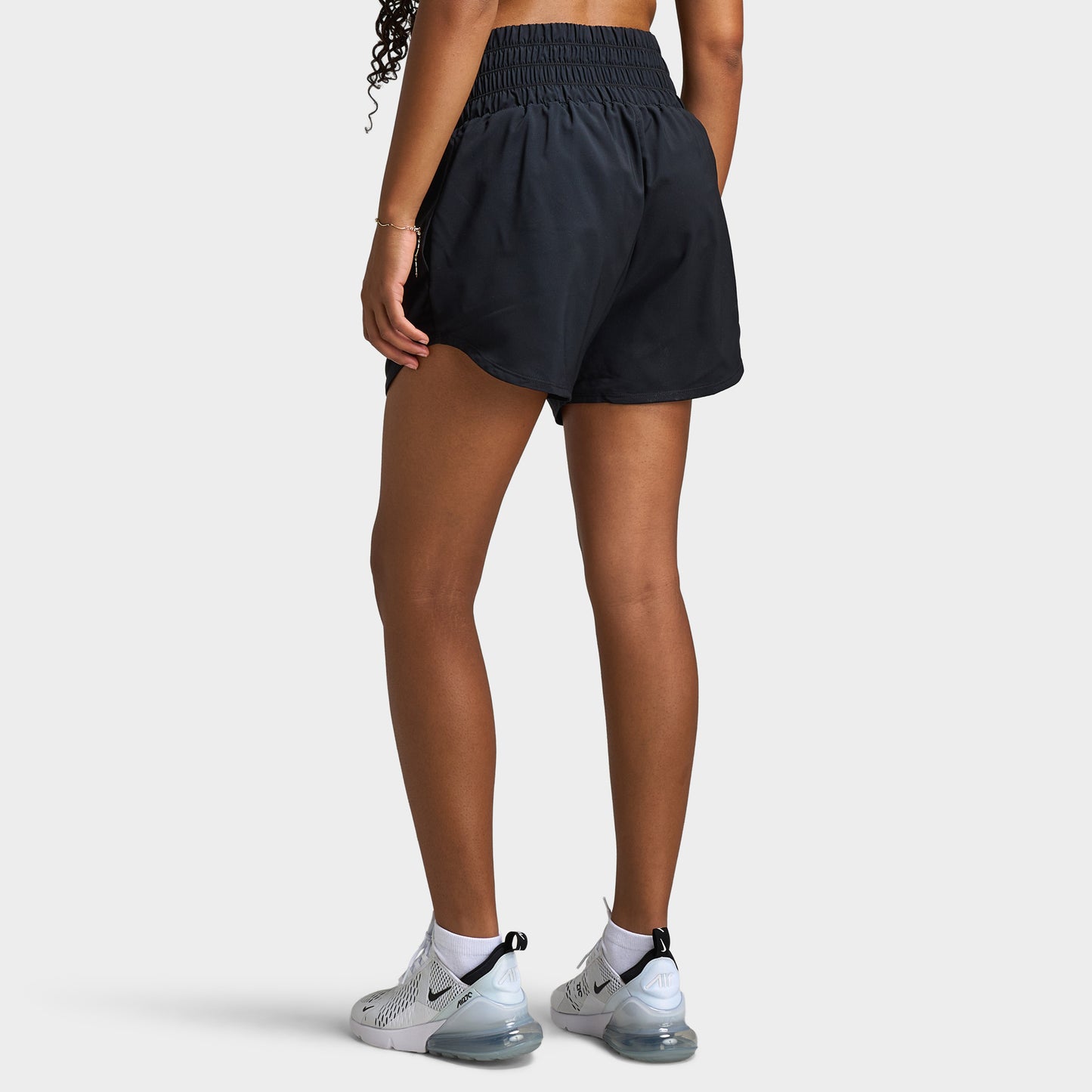 Nike One Women's Dri-FIT Ultra High-Waisted 3" Brief-Lined Shorts / Black
