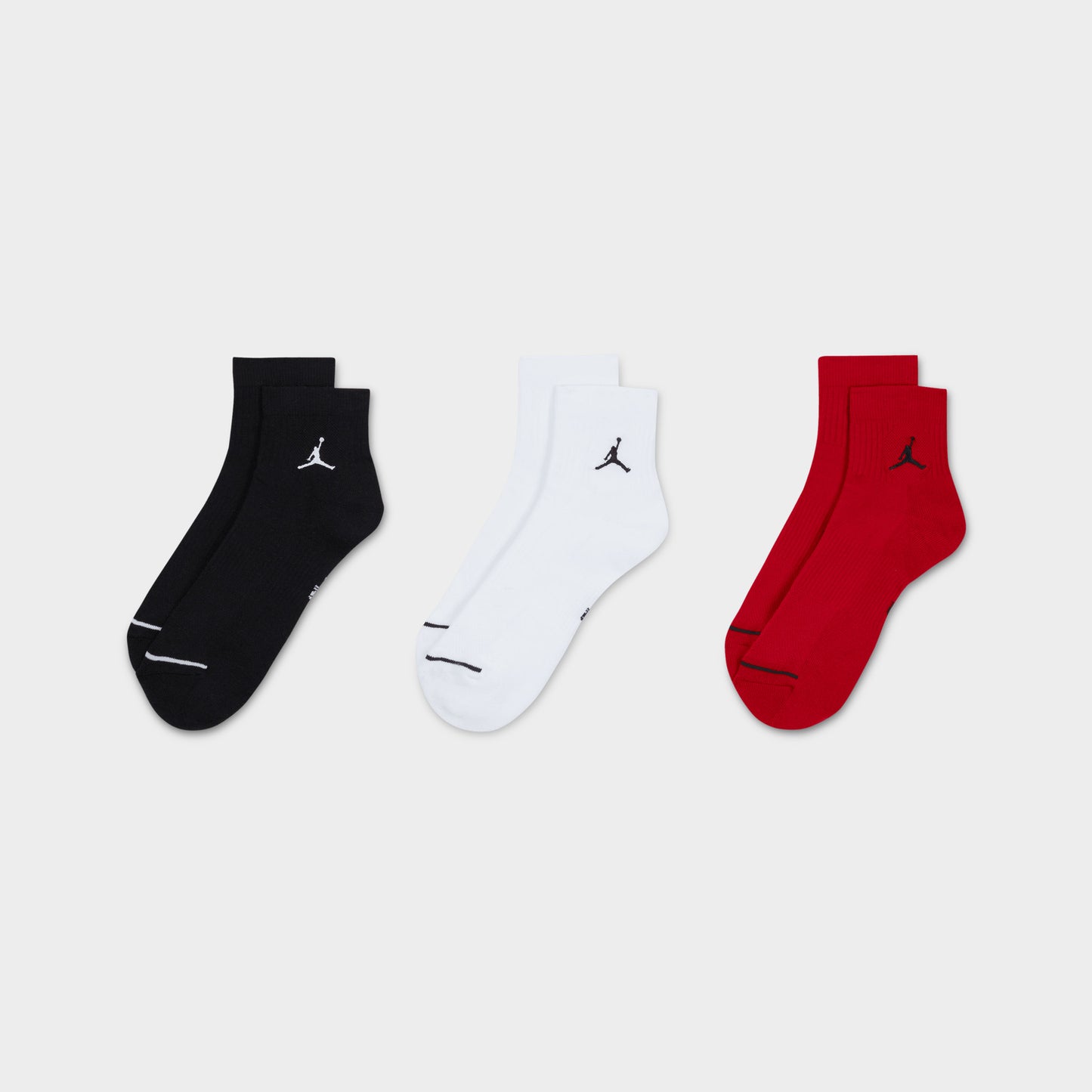 Jordan Everyday Ankle Socks (3 Pack) / Multi-Color