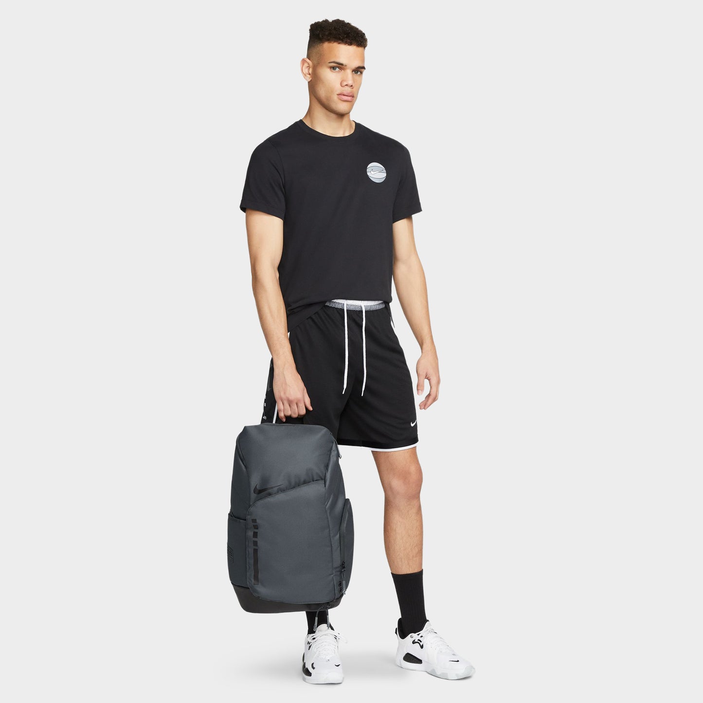 Sac à dos Nike Hoops Elite 32L Gris fer / Noir - Noir