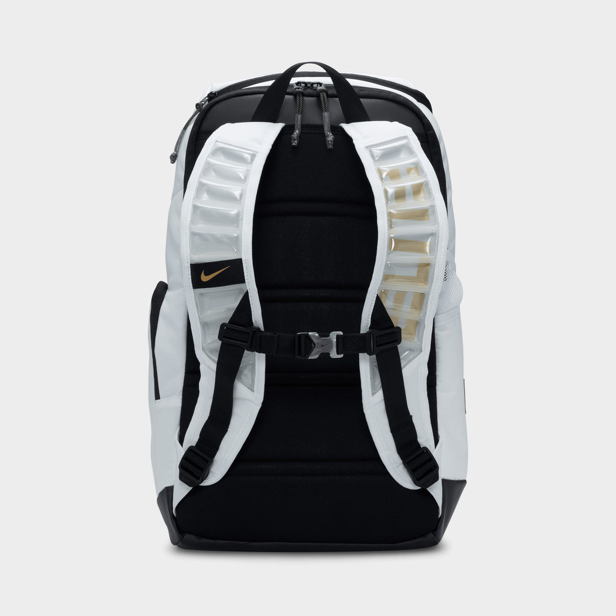 Nike Hoops Elite 32L Backpack White Black Metallic Gold JD Sports