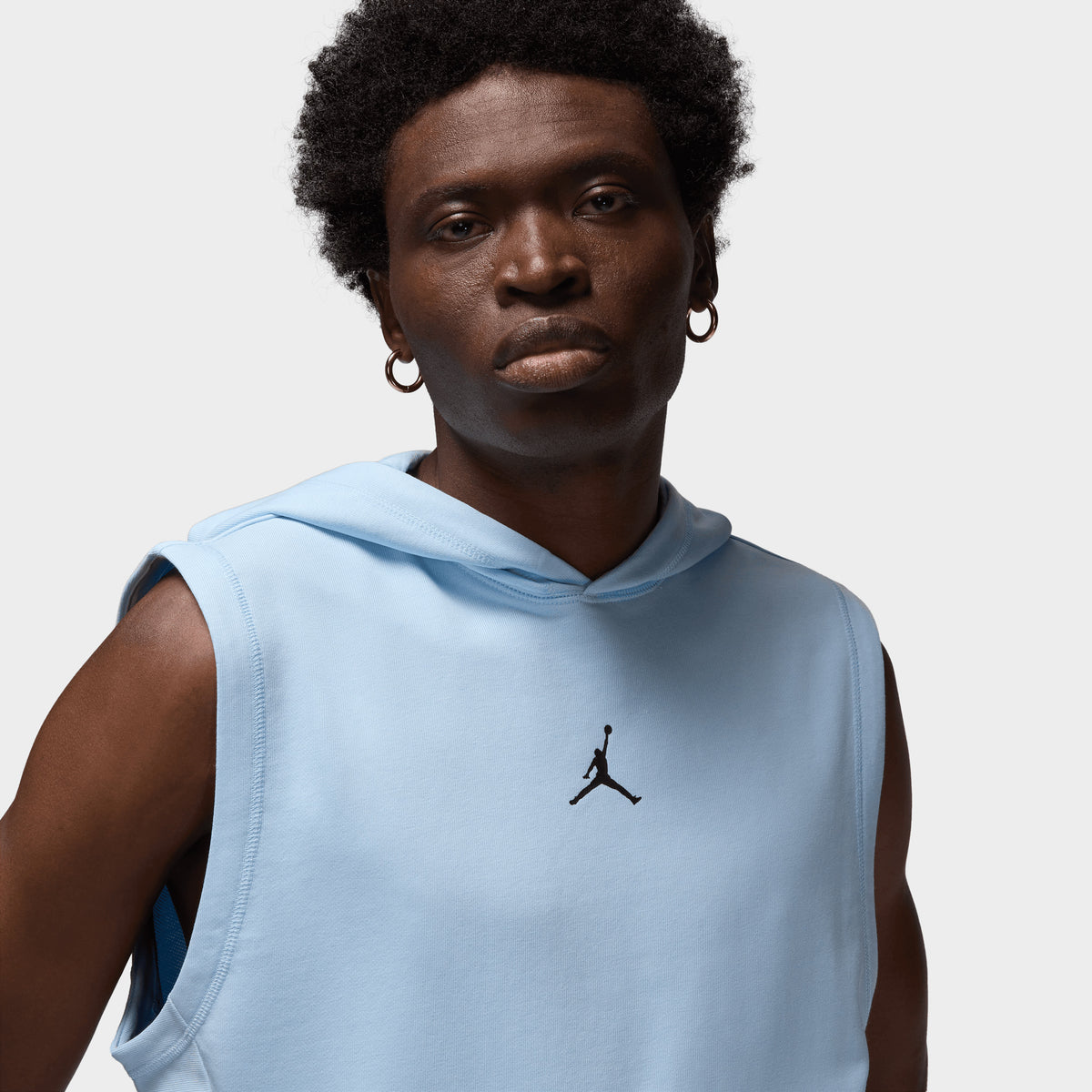 Jordan Dri FIT Crossover Pullover Sleeveless Hoodie Celestine Blue B JD Sports