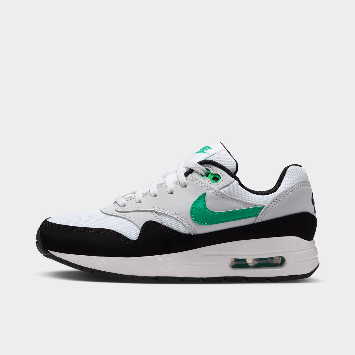 Green and white nikes discount