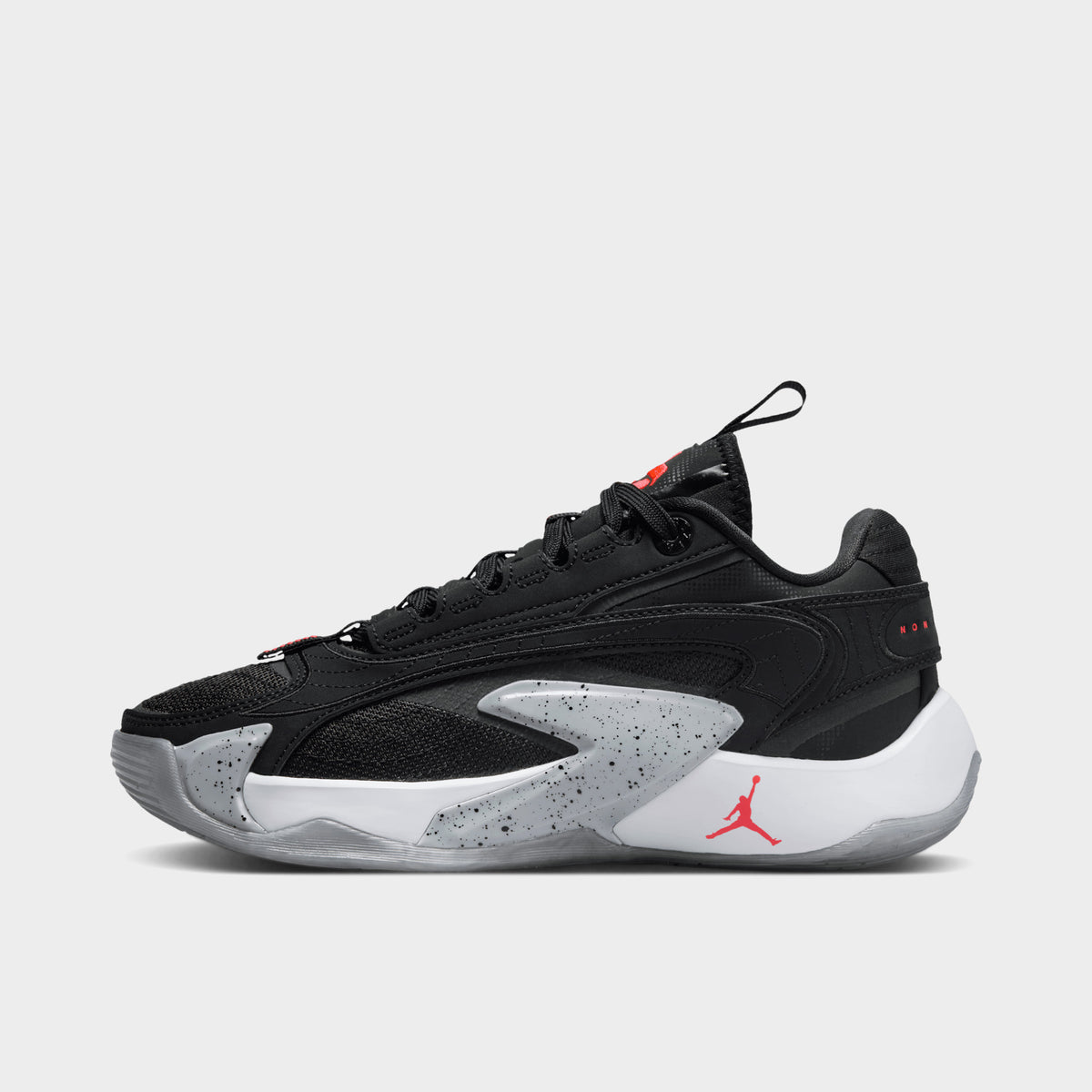 Jordan Luka 2 GS Black Bright Crimson Wolf Grey JD Sports