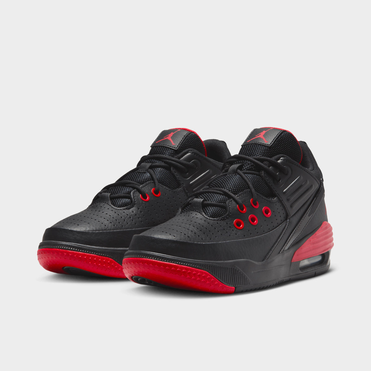 Jordan Max Aura 5 GS Black University Red Black JD Sports
