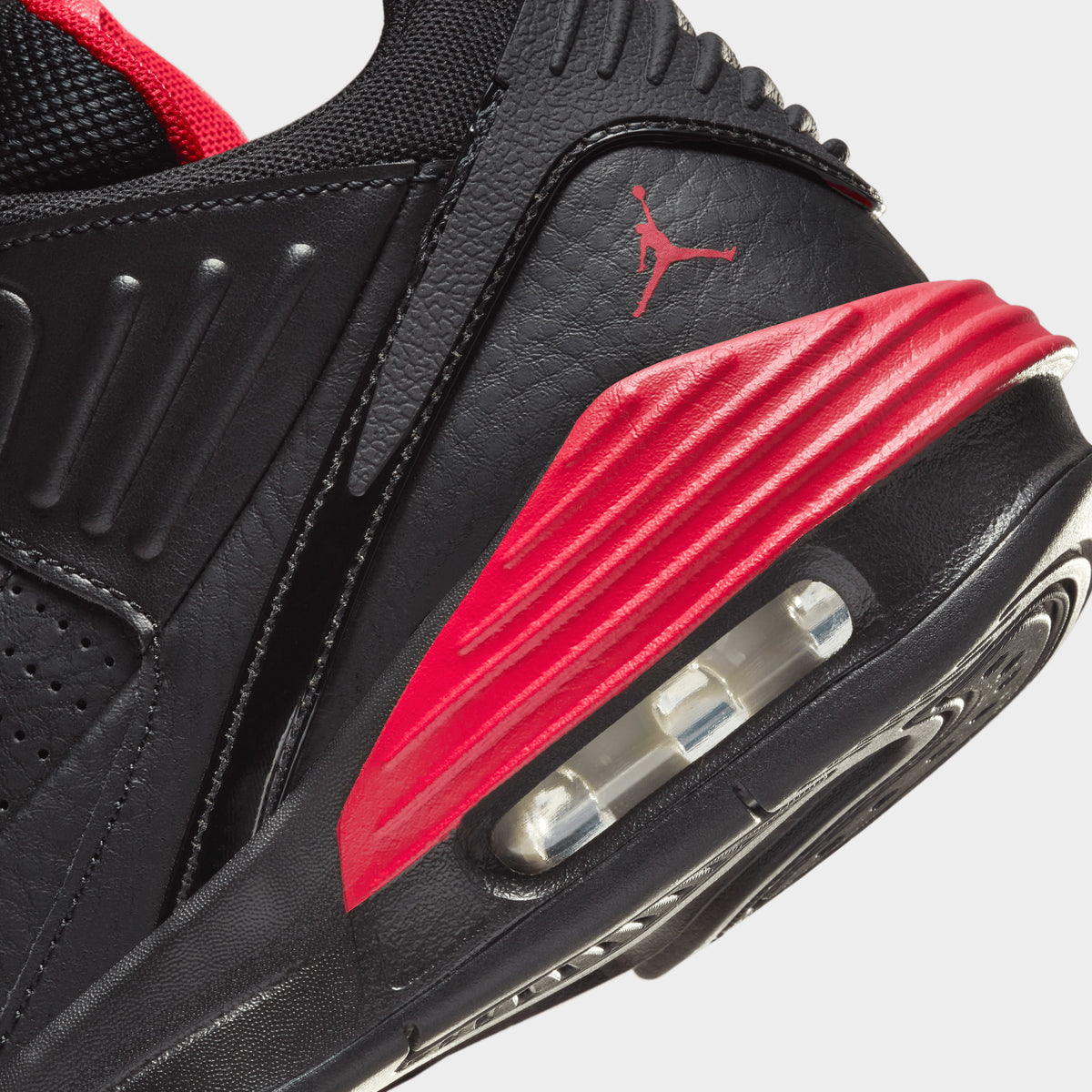 Jordan Max Aura 5 GS Black University Red Black JD Sports