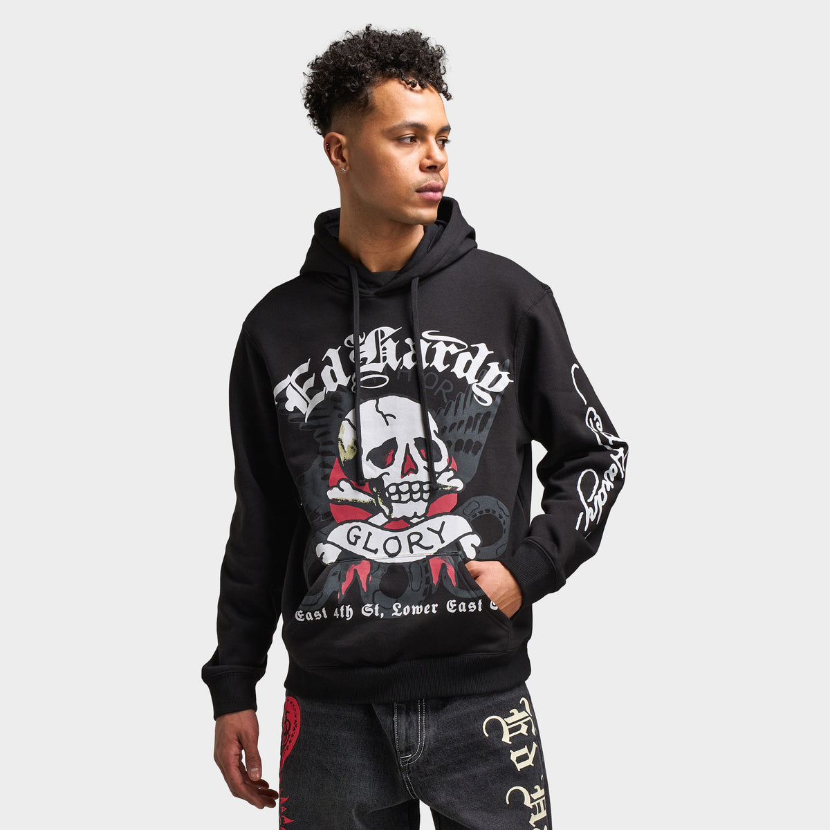 Ed Hardy Skull Pullover Hoodie / Black | JD Sports