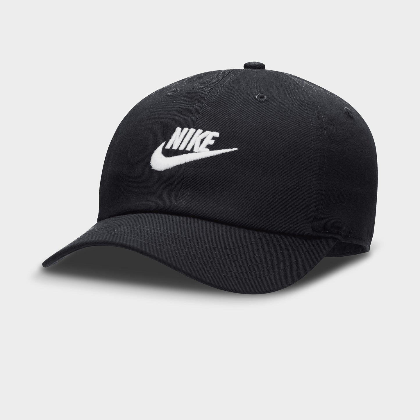 Casquette Futura Wash non structurée de Nike Club Kids Noir / Blanc