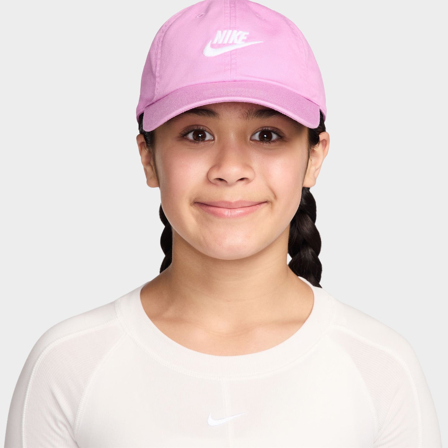 Nike Kids' Unstructured Futura Wash Cap Lt Magenta / White