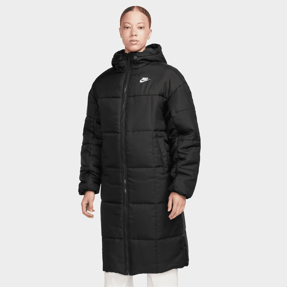 Nike Sportswear Women s Therma FIT Classic Parka Black White