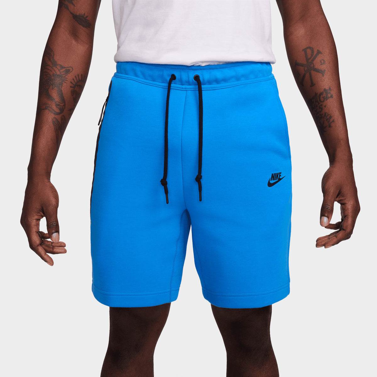 Nike Sportswear Tech Fleece Shorts Light Photo Blue Black JD Sports