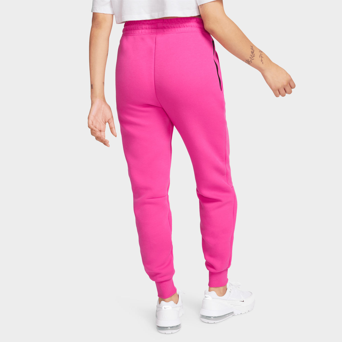 Nike Sportswear Women s Mid Rise Tech Fleece Joggers Alchemy Pink Bl JD Sports