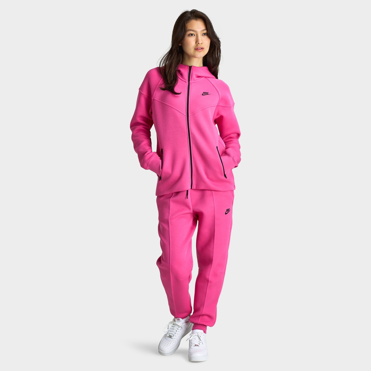 Nike Sportswear Women's Mid-Rise Tech Fleece Joggers Alchemy Pink / Black