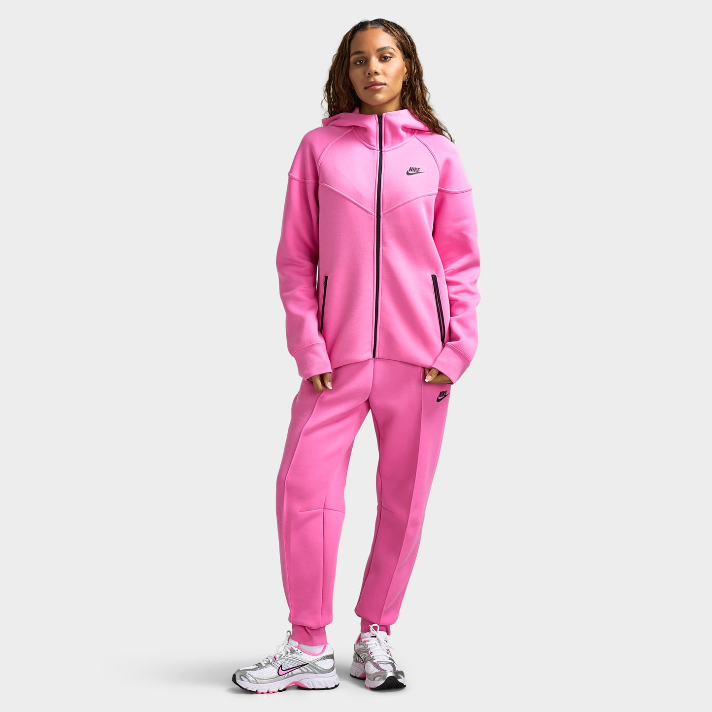 Nike Sportswear Women's Tech Fleece Mid Rise Joggers / Playful Pink
