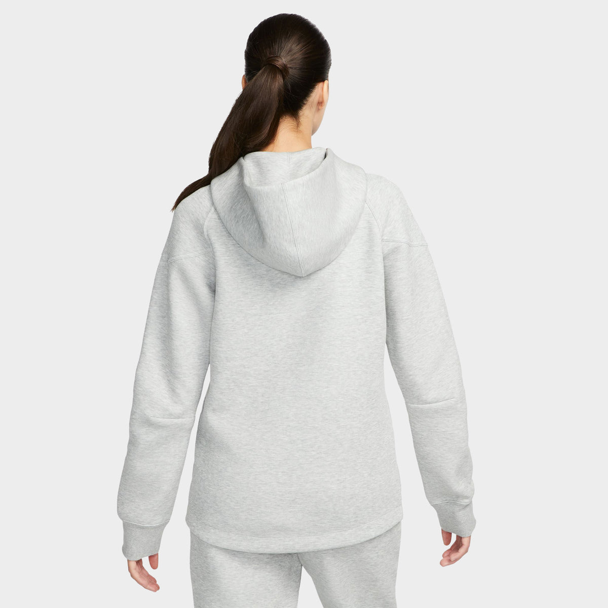 Nike Sportswear Women s Tech Fleece Windrunner Full Zip Hoodie Dark Grey Heather Black