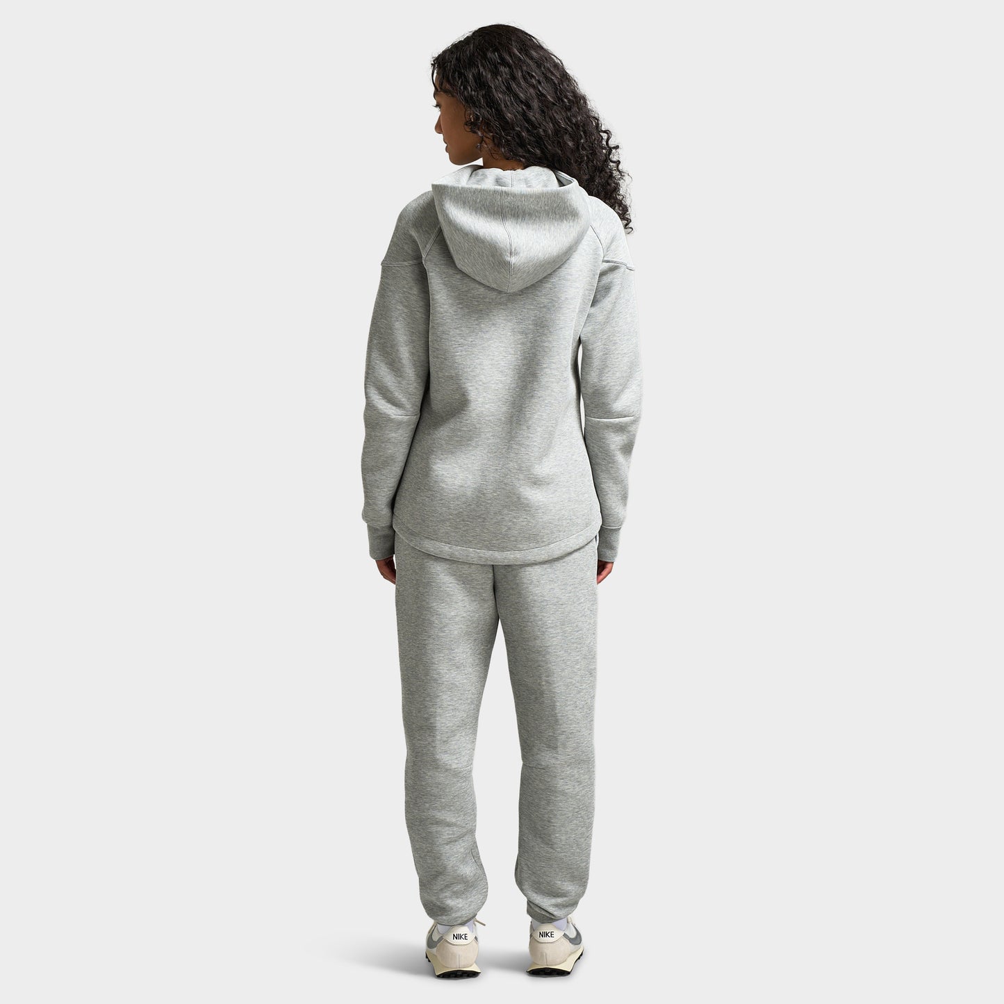 Nike Sportswear Tech Fleece Windrunner Full-Zip Hoodie Femme Dark Grey Heather / Noir