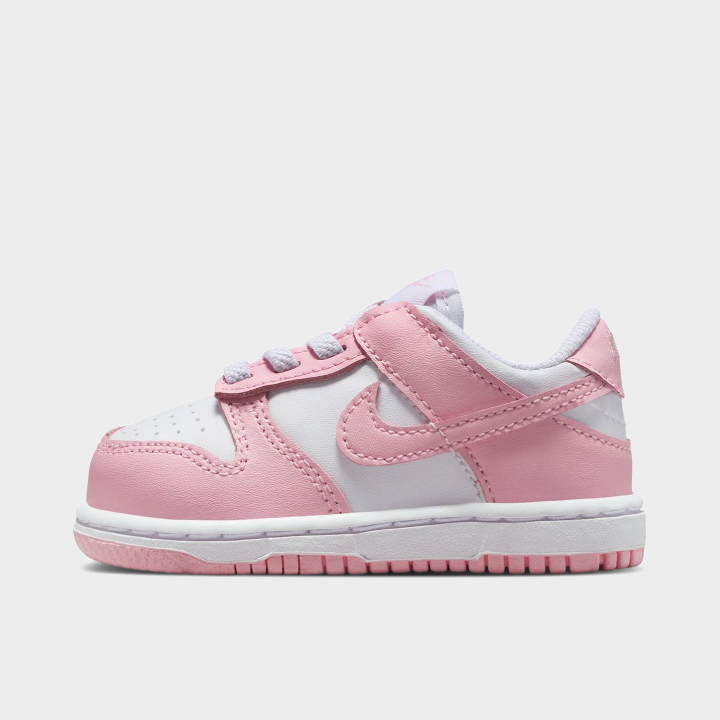 Nike Dunk Low TD Blanc / Rose tendre moyen - Blanc