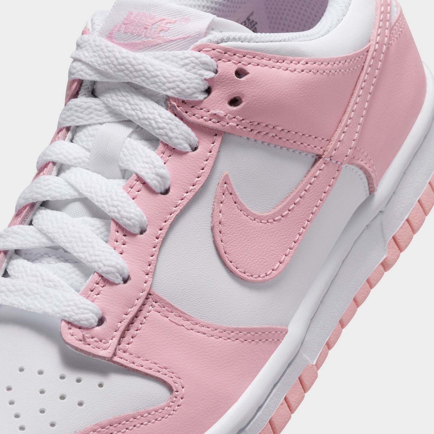 Nike Dunk Low GS White / Medium Soft Pink - White