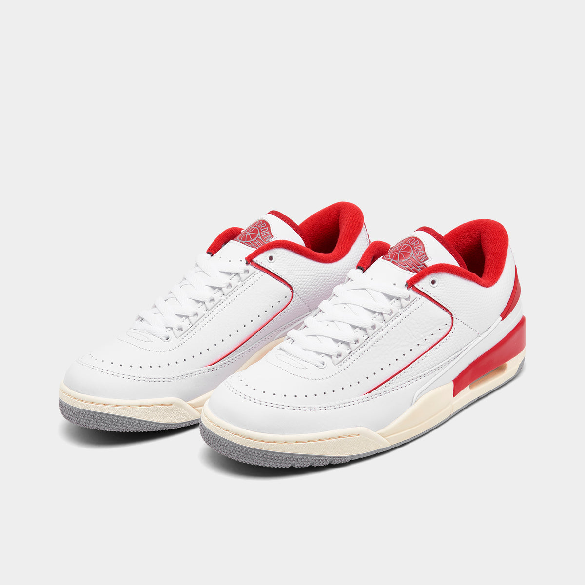 Jordan 2 white and red hotsell