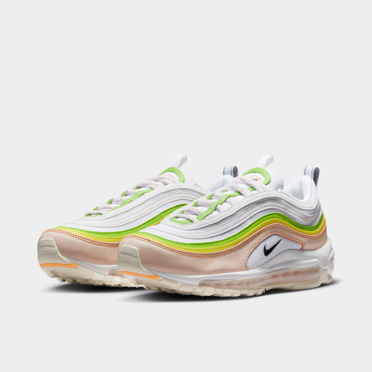 Air max 97 white pink yellow Clearance