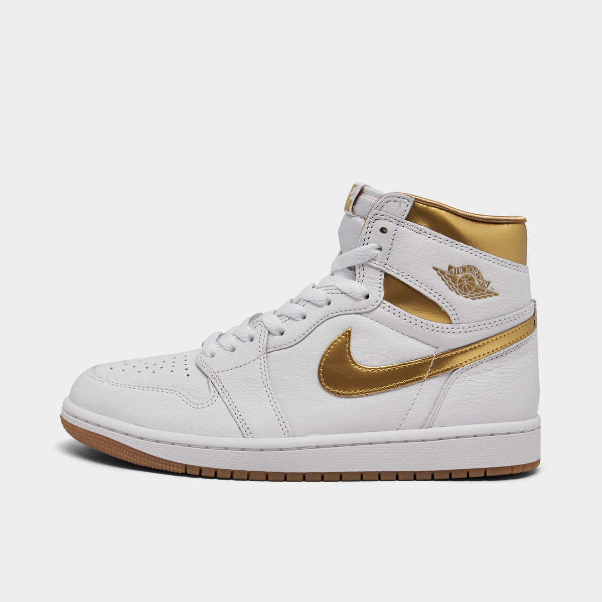 Jordan Women s 1 Retro High OG White Metallic Gold Gum