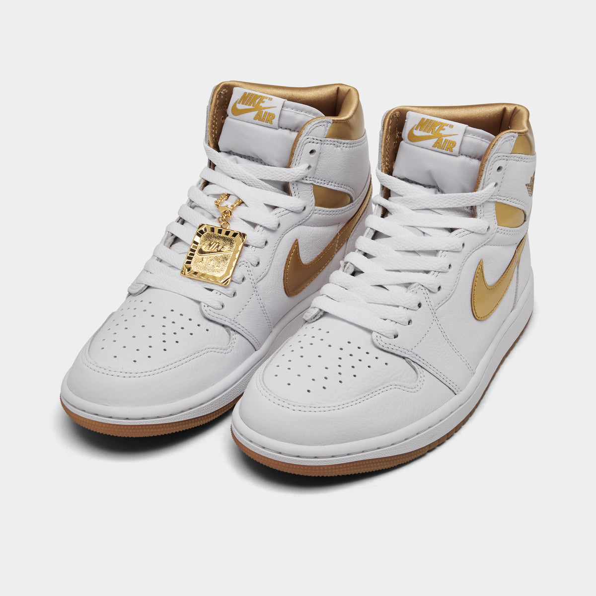 Jordan Women s 1 Retro High OG White Metallic Gold Gum JD Sports