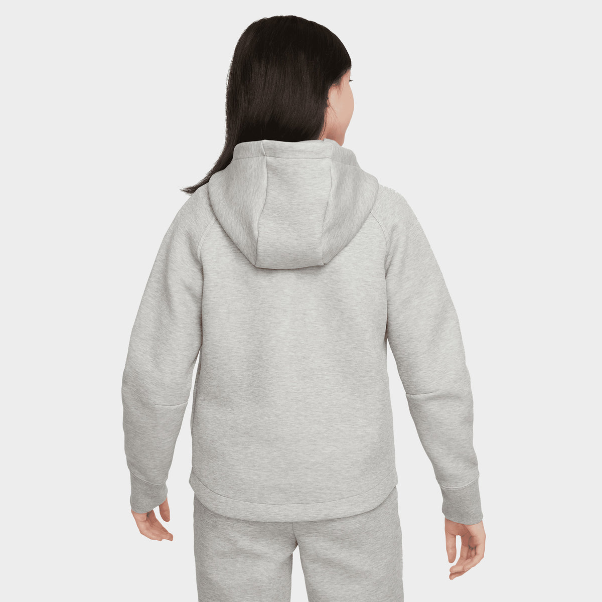 Nike Sportswear Junior Girls' Tech Fleece Full Zip Hoodie / Dark Grey | JD Sports