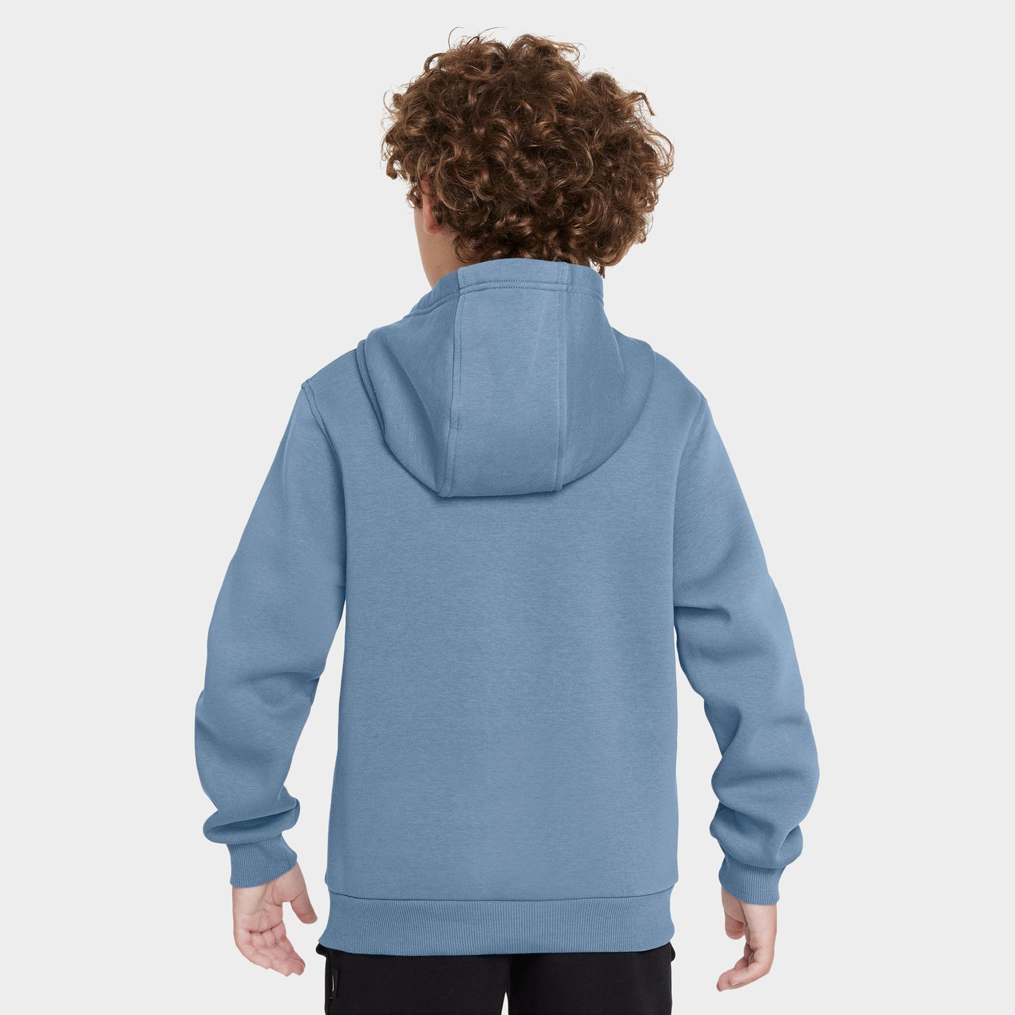 Nike Sportswear Juniors' Club Fleece Hoodie Work Blue / White