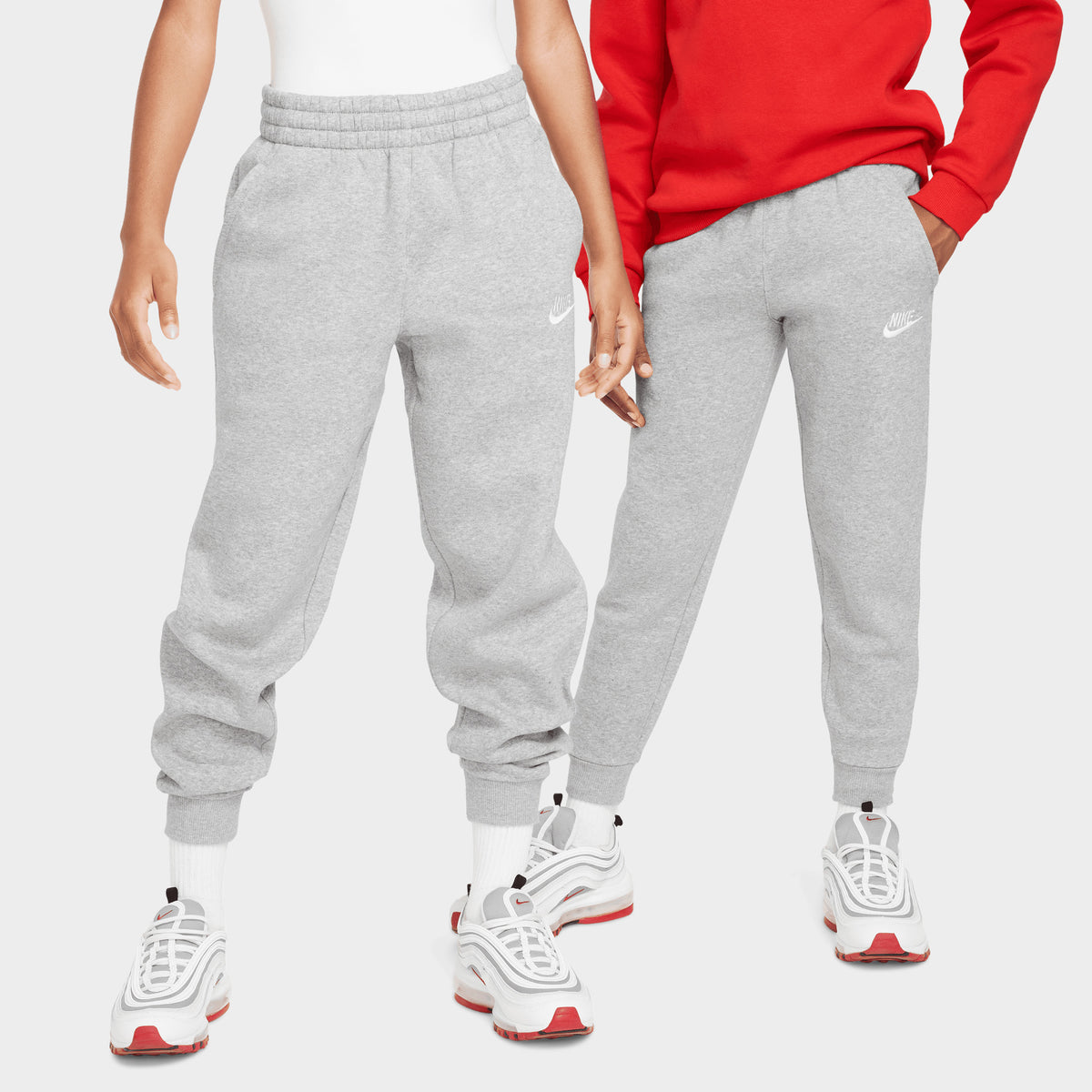 Nike Juniors' Club Fleece Joggers /Dk Grey Heather - SET | JD Sports