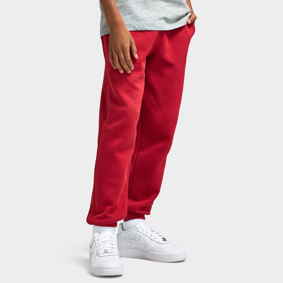 Nike Juniors Pantalon jogging Sportswear Club en molleton / Rouge vif