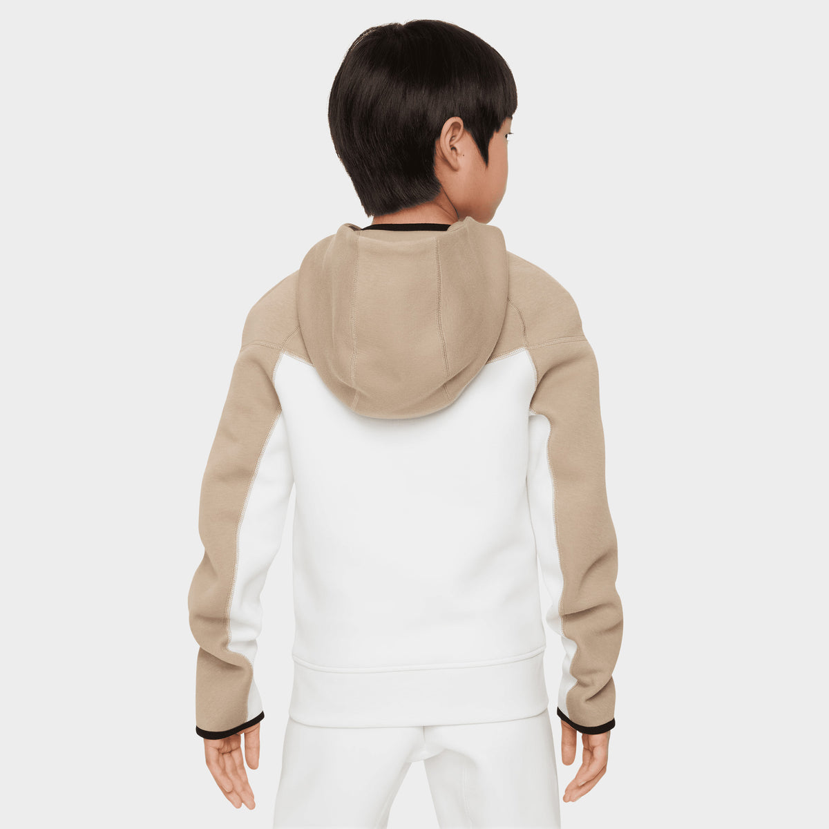 Nike Sportswear Junior Boys' Tech Fleece Full Zip Hoodie Summit White | JD Sports